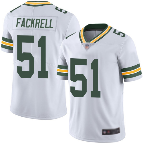 Green Bay Packers Limited White Men #51 Fackrell Kyler Road Jersey Nike NFL Vapor Untouchable